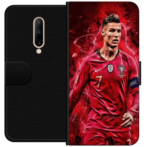 OnePlus 7 Pro Lommeboketui Ronaldo Ferdigheter - CR7 Design for Ekte Supportere