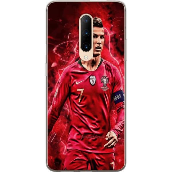 OnePlus 7 Pro Genomskinligt Skal Ronaldo Skills – CR7 Design för Äkta Supporters