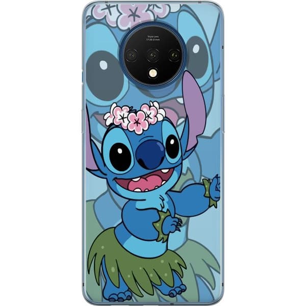 OnePlus 7T Gennemsigtig cover Stitch under Stjernerne - Magisk Anime-stil