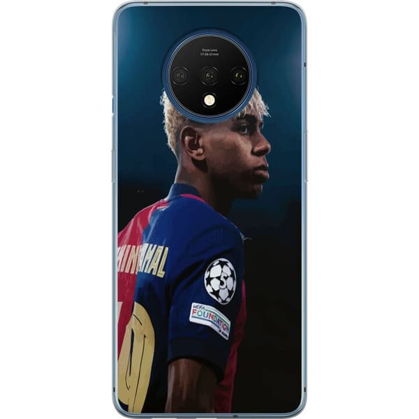 OnePlus 7T Gennemsigtig cover Lamine Yamal - Barcelonas Wunderkind i fokus