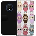 Miniatyrbilde 1 av 3: OnePlus 7T Lommeboketui Labubu Pink Monster - Popkunst med Kawaii-touch