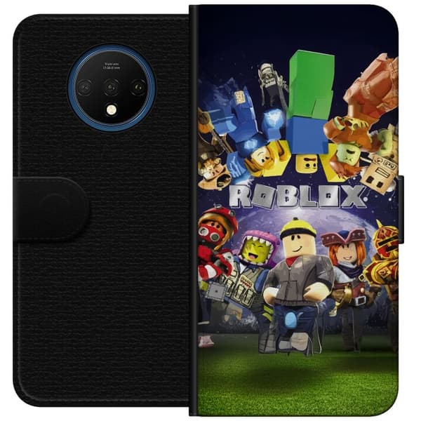 OnePlus 7T Tegnebogsetui Roblox Verden - Gaming Eventyr for Børn og Unge