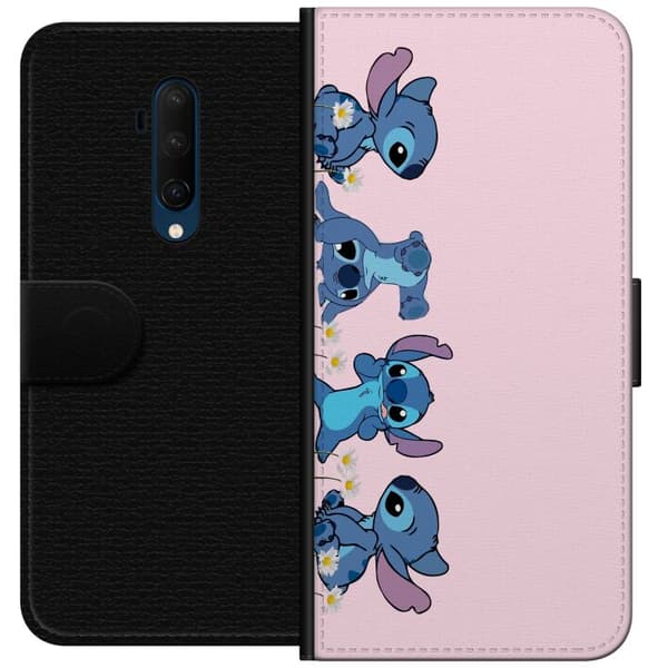 OnePlus 7T Pro Lommeboketui Stitch Ler & Leker – Perfekt for Mobildeksler eller Postere