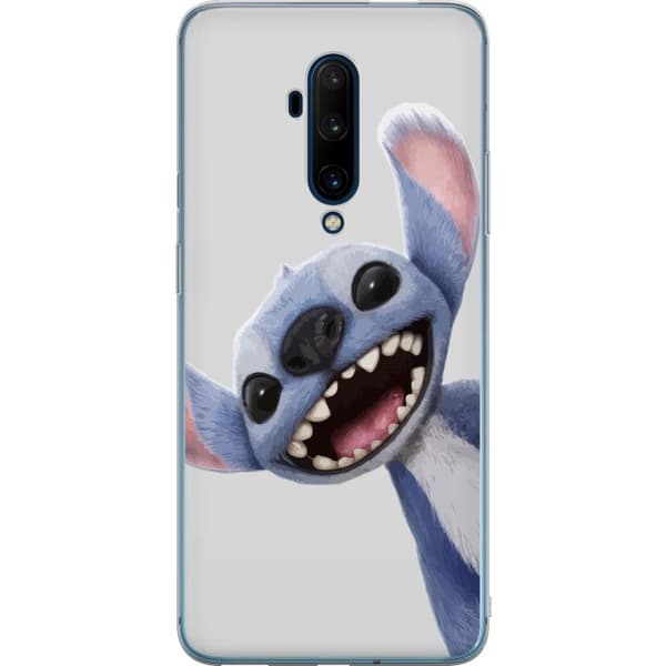 OnePlus 7T Pro Gennemsigtig cover Stitch i fart - Kawaii-design til fans & børn