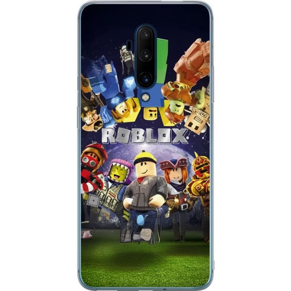 OnePlus 7T Pro Gennemsigtig cover Roblox Verden - Gaming Eventyr for Børn og Unge