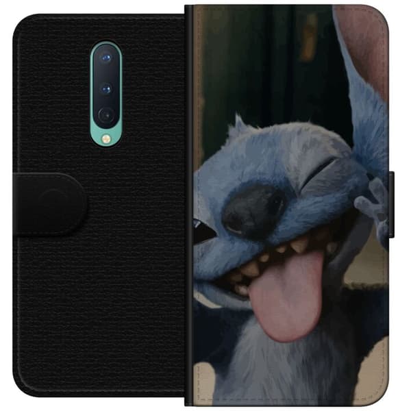 OnePlus 8 Tegnebogsetui Stitch Sød Alien - Blå Favorit fra Ydre Rummet