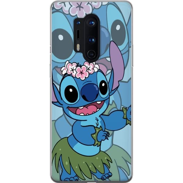 OnePlus 8 Pro Gennemsigtig cover Stitch under Stjernerne - Magisk Anime-stil