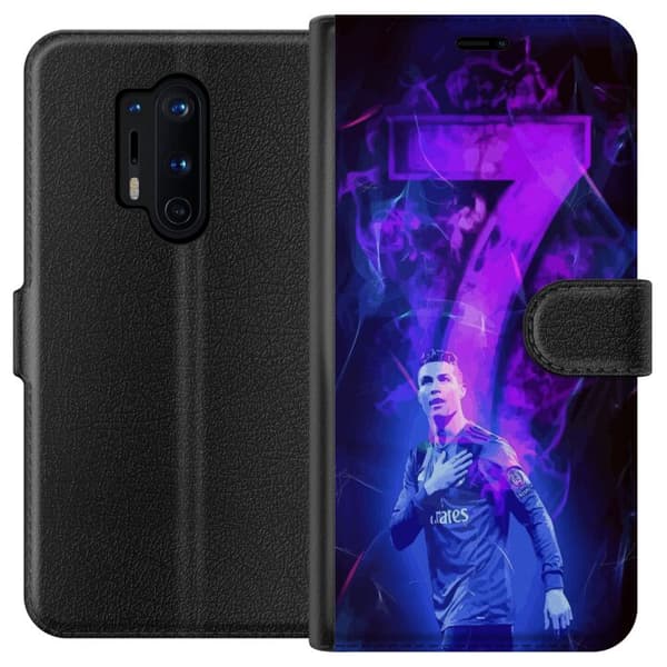 OnePlus 8 Pro Lompakkokotelo Ronaldo 7 - Jalkapallolegenda Toiminnassa Fanien Puolesta