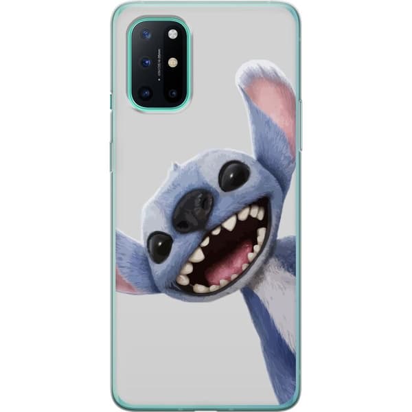 OnePlus 8T Läpinäkyvä kuori Stitch liikkeessä - Kawaii-suunnittelu faneille ja lapsille
