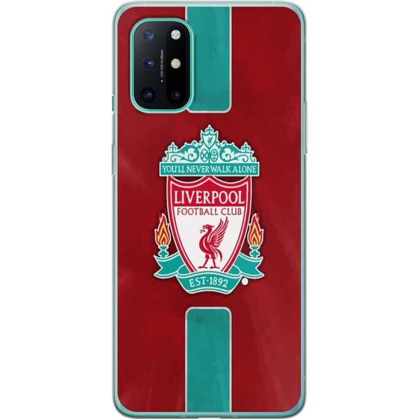 OnePlus 8T Genomskinligt Skal Liverpool FC – Klassisk Fotbollsstolthet i Rött