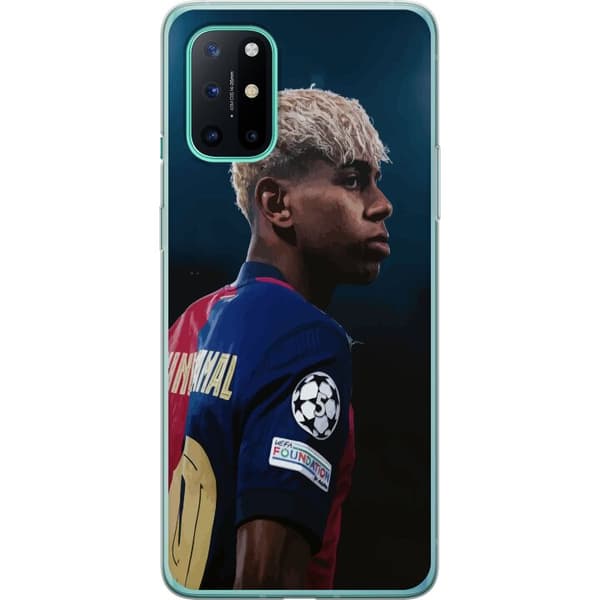 OnePlus 8T Läpinäkyvä kuori Lamine Yamal - Barcelonan ihmelapsi fokuksessa