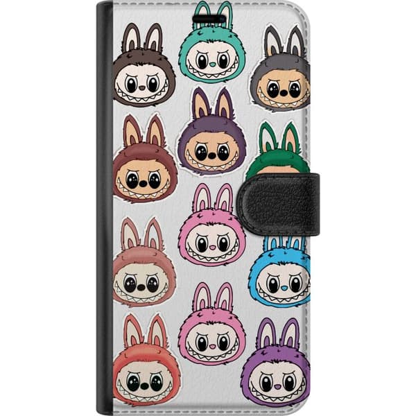 OnePlus 9 Plånboksfodral Labubu Macaron Monster – Söt Samlarfigur med Stil