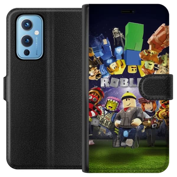 OnePlus 9 Plånboksfodral Roblox Värld – Gamingäventyr för Barn & Ungdomar