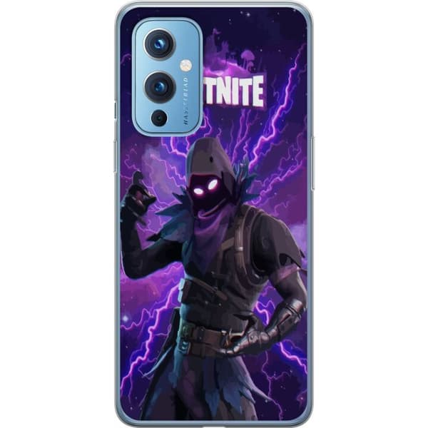 OnePlus 9 Läpinäkyvä kuori Fortnite Raven