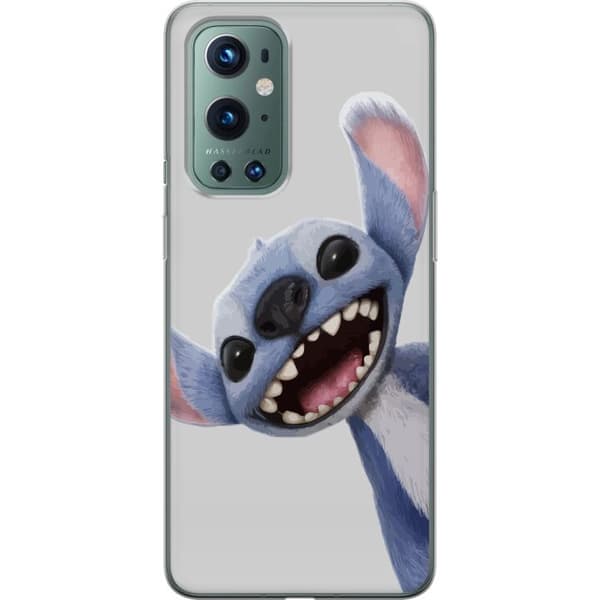 OnePlus 9 Pro Gennemsigtig cover Stitch i fart - Kawaii-design til fans & børn