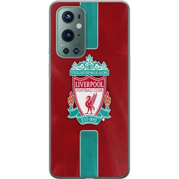 OnePlus 9 Pro Gennemsigtig cover Liverpool FC - Klassisk Fodboldstolthed i Rødt