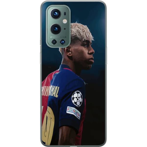 OnePlus 9 Pro Gennemsigtig cover Lamine Yamal - Barcelonas Wunderkind i fokus