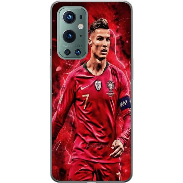 OnePlus 9 Pro Gennemsigtig cover Ronaldo Færdigheder - CR7 Design for Ægte Fans