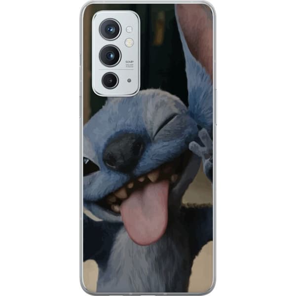 OnePlus 9RT 5G Gennemsigtig cover Stitch Sød Alien - Blå Favorit fra Ydre Rummet