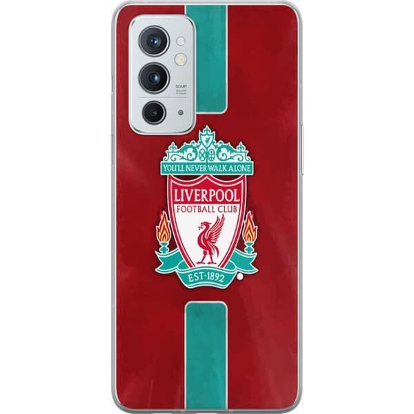 OnePlus 9RT 5G Gennemsigtig cover Liverpool FC - Klassisk Fodboldstolthed i Rødt