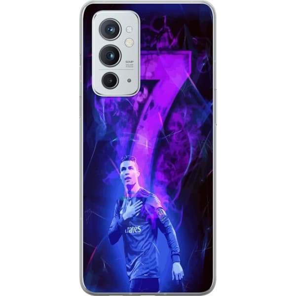 OnePlus 9RT 5G Läpinäkyvä kuori Ronaldo 7 - Jalkapallolegenda Toiminnassa Fanien Puolesta