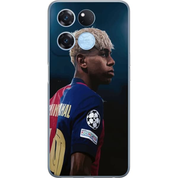 OnePlus Ace Racing Gennemsigtig cover Lamine Yamal - Barcelonas Wunderkind i fokus