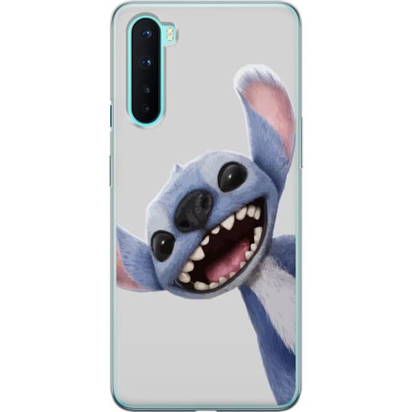 OnePlus Nord Gjennomsiktig deksel Stitch i Fart - Kawaii Design for Fans & Barn