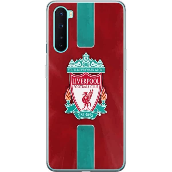 OnePlus Nord Gjennomsiktig deksel Liverpool FC - Klassisk Fotballstolthet i Rødt