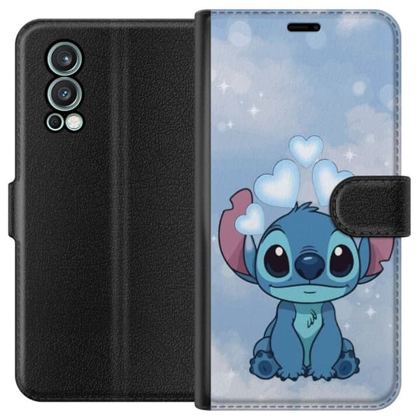 OnePlus Nord 2 5G Lommeboketui Stitch Hoppande Gled - Morsomt Design for Gave