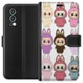 Pikkukuva 1 / 3: OnePlus Nord 2 5G Lompakkokotelo Labubu Pink Monster - Popkulttuuri Kawaii-kosketuksella
