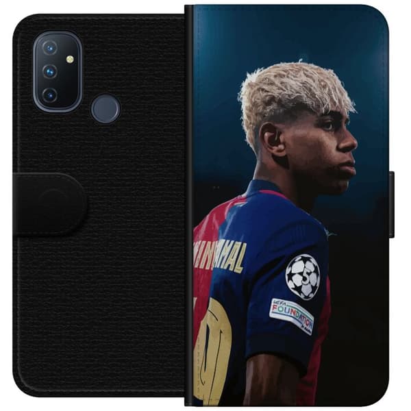 OnePlus Nord N100 Lompakkokotelo Lamine Yamal - Barcelonan ihmelapsi fokuksessa