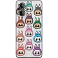 Miniatyrbilde 1 av 3: OnePlus Nord N20 5G Gjennomsiktig deksel Labubu Macaron Monster - Søt Samlefigur med Stil