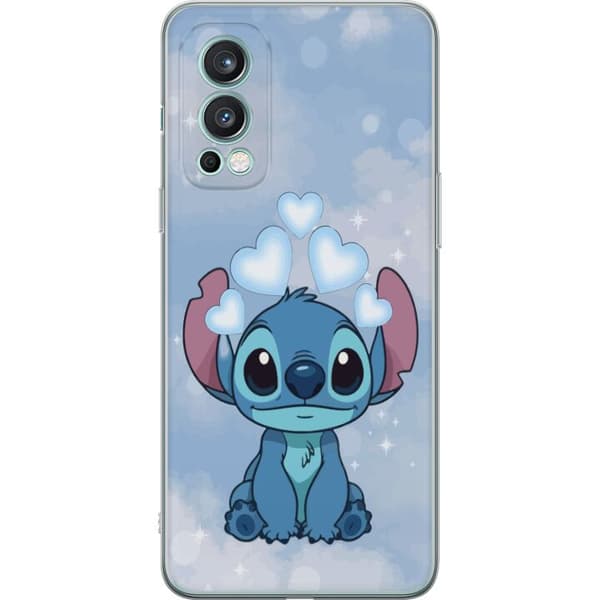 OnePlus Nord 2 5G Gjennomsiktig deksel Stitch Hoppande Gled - Morsomt Design for Gave