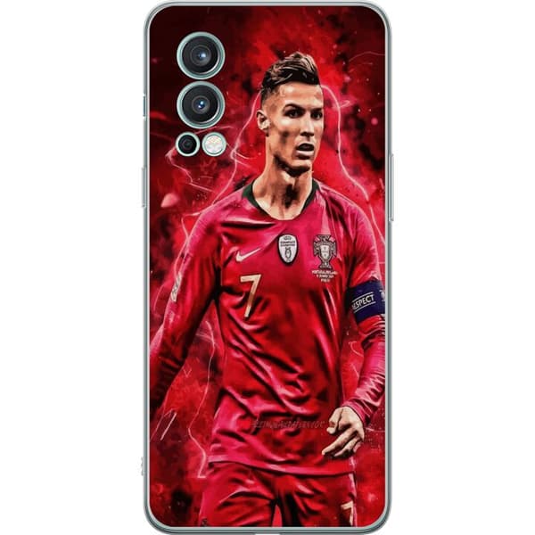 OnePlus Nord 2 5G Gennemsigtig cover Ronaldo Færdigheder - CR7 Design for Ægte Fans