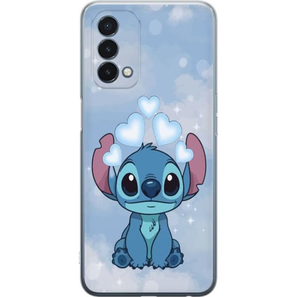 OnePlus Nord N200 5G Gjennomsiktig deksel Stitch Hoppande Gled - Morsomt Design for Gave