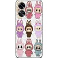 Pikkukuva 1 / 3: OnePlus Nord 2T Läpinäkyvä kuori Labubu Pink Monster - Popkulttuuri Kawaii-kosketuksella