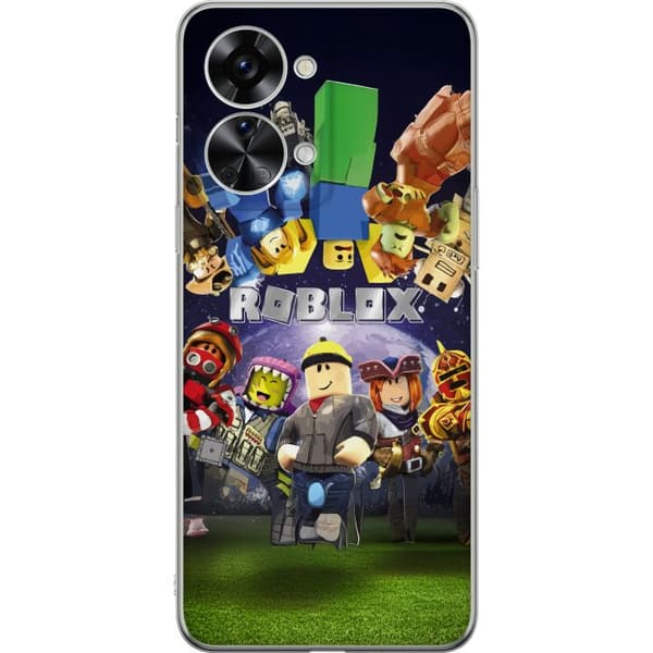 OnePlus Nord 2T Gjennomsiktig deksel Roblox Verden - Spilleventyr for Barn og Ungdom