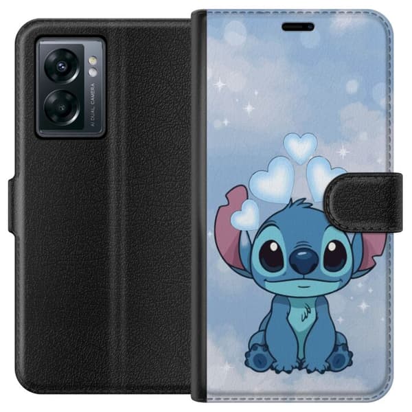 OnePlus Nord N300 Lommeboketui Stitch Hoppande Gled - Morsomt Design for Gave