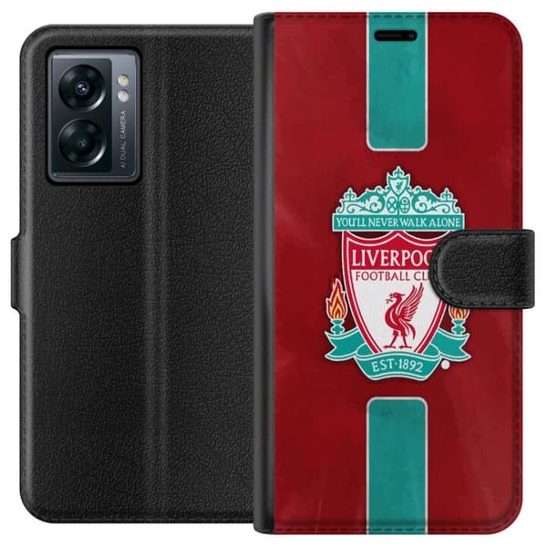 OnePlus Nord N300 Lommeboketui Liverpool FC - Klassisk Fotballstolthet i Rødt