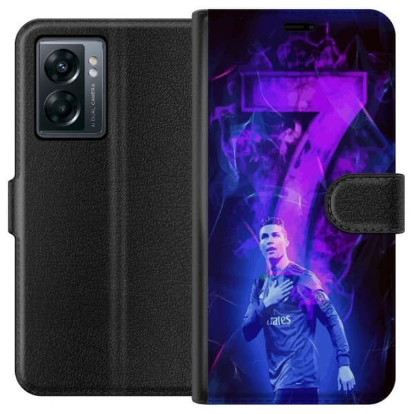 OnePlus Nord N300 Lommeboketui Ronaldo 7 - Fotballlegenden i Aksjon for Fans