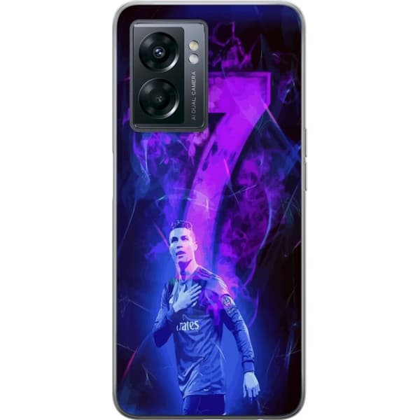 OnePlus Nord N300 Gjennomsiktig deksel Ronaldo 7 - Fotballlegenden i Aksjon for Fans
