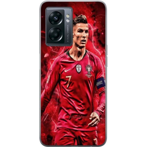 OnePlus Nord N300 Gjennomsiktig deksel Ronaldo Ferdigheter - CR7 Design for Ekte Supportere