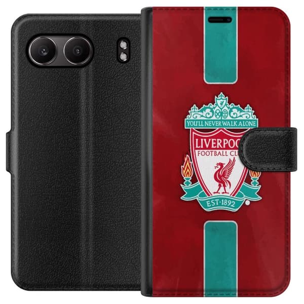 OnePlus Nord 4 Plånboksfodral Liverpool FC – Klassisk Fotbollsstolthet i Rött
