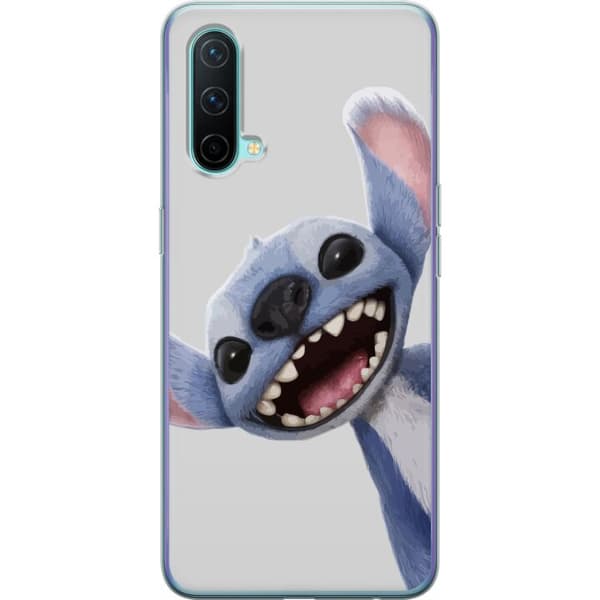 OnePlus Nord CE 5G Gjennomsiktig deksel Stitch i Fart - Kawaii Design for Fans & Barn