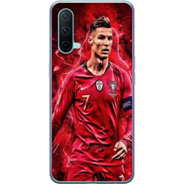 OnePlus Nord CE 5G Gjennomsiktig deksel Ronaldo Ferdigheter - CR7 Design for Ekte Supportere