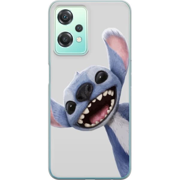 OnePlus Nord CE 2 Lite 5G Läpinäkyvä kuori Stitch liikkeessä - Kawaii-suunnittelu faneille ja lapsille
