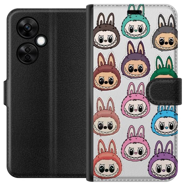 OnePlus Nord CE3 Lommeboketui Labubu Macaron Monster - Søt Samlefigur med Stil