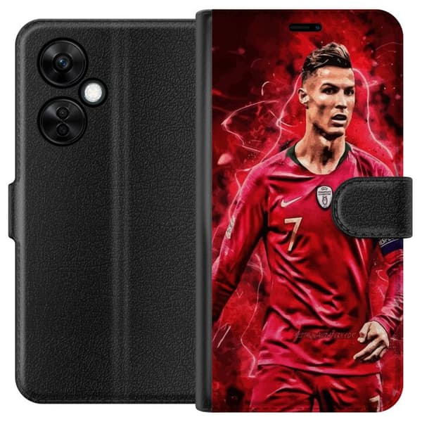 OnePlus Nord CE3 Tegnebogsetui Ronaldo Færdigheder - CR7 Design for Ægte Fans