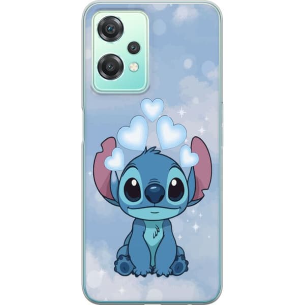 OnePlus Nord CE 2 Lite 5G Gennemsigtig cover Stitch Hoppende Glæde - Sjovt Design til Gave