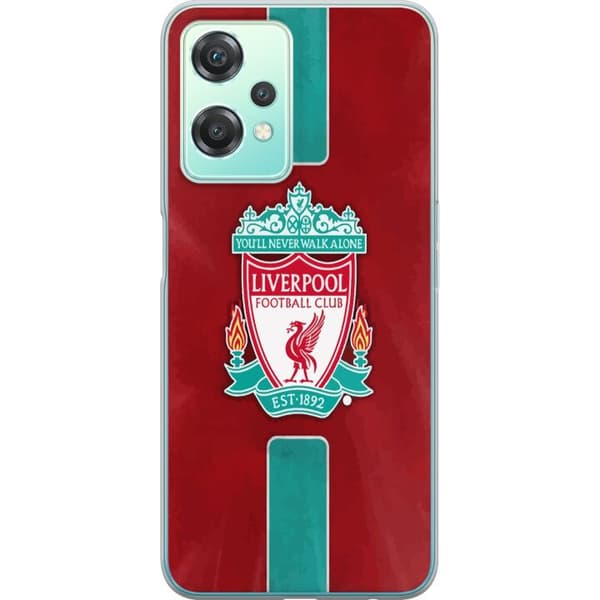 OnePlus Nord CE 2 Lite 5G Genomskinligt Skal Liverpool FC – Klassisk Fotbollsstolthet i Rött